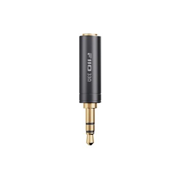 FiiO IMP-3.5S 33 Ohm Impedanzadapter, Schwarz, 3.5mm Buchse/Stecker
