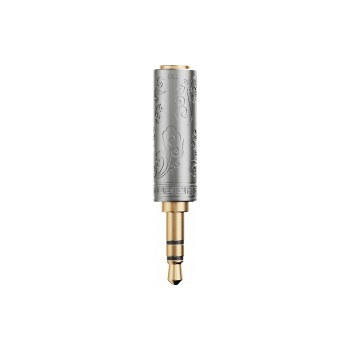 FiiO IMP-3.5GM 75 Ohm Impedanzadapter, Silber, 3.5mm Buchse/Stecker