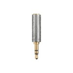FiiO IMP-3.5GS 33 Os 3,5 mm femelle/femelle Argenté