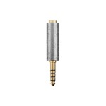 FiiO IMP-4.4GS 33 Ohm Impedanzadapter, Silber, 4.4mm Buchse/Stecker