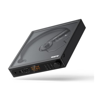 FiiO DM15 R2R Portabler CD-Player mit BT, Schwarz