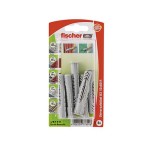 Fischer Cheville universelle UX 10 x 60 R avec bord, 6 pièces