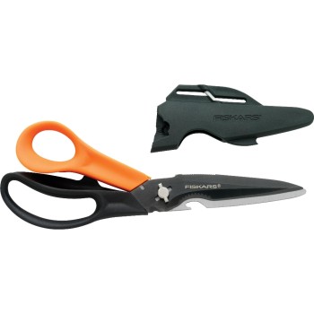 Fiskars Ciseaux polyvalents 23 cm, Inox, Droitiers