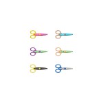 Fiskars Set de 6 ciseaux décoratifs 13 cm, Inox, Universel