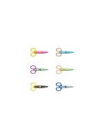 Fiskars Set de 6 ciseaux décoratifs 13 cm, Inox, Universel