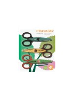 Fiskars Kinder Dekorscheren 3-er Set Sumpf, rechts u. links, 4+