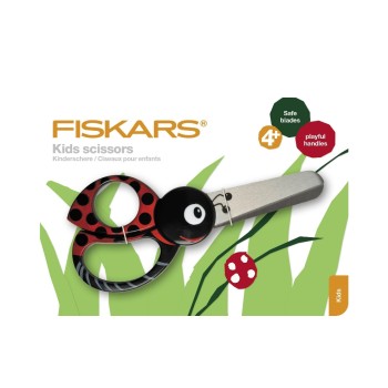 Fiskars Ciseaux pour enfants Marienkäfer Inox
