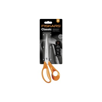 Ciseaux Fiskars Classic Professional 25 cm, droitier, acier inoxydable. Orange, argent