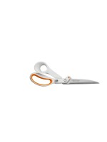 Fiskars Amplify RazorEdge Scissors 24cm, Stainless Steel, White, Orange