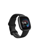 Fitbit Montre de sport GPS Versa 4 Smartwatch Noir/Noir