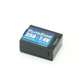 FliteZone Batterie RC LiPo 350 mAh 7.4 V EC135