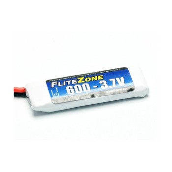FliteZone Batterie RC LiPo 600 mAh 3.7 V 25C