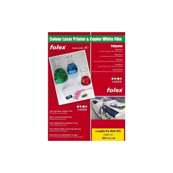 Folex Longlife Pro Matt WO Folie A4, Inhalt: 50 Blatt, 0.265 mm, Polyesterfolie, Folex Longlife Pro Matt WO Folie A4, Inhalt: 50 Blatt, 0.265 mm, Polyesterfolie,