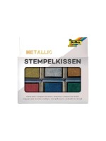 Folia Stempelkissen Metallic, 24 x 24 mm