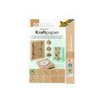 Folia Carton kraft Bloc de papier kraft à motifs A4, 20 feuilles marron