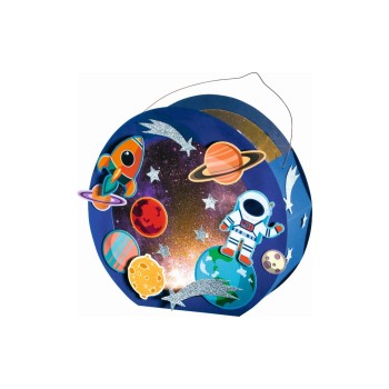 Folia Laternen-Bastelset Weltraum, Inkl. Deko-Licht LED und Stab Folia Laternen-Bastelset Weltraum, Inkl. Deko-Licht LED und Stab