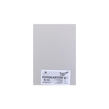 Folia Fotokarton A4 300g/m2, 50 Blatt, Farbe: Hellgrau