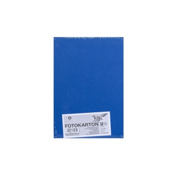 Folia Fotokarton A4 300g/m2, 50 Blatt, Farbe: Königsblue