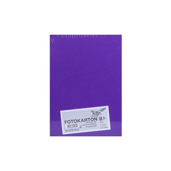 Folia Fotokarton A4 300g/m2, 50 Blatt, Farbe: Dunkelviolett