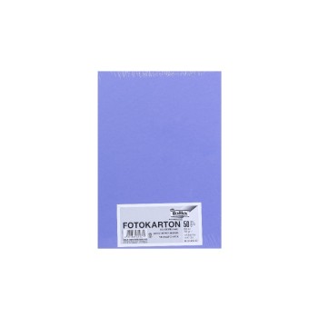 Folia Fotokarton A4 300g/m2, 50 Blatt, Farbe: Veilchenblue
