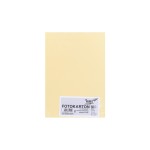Folia Fotokarton A4 300g/m2, 50 Blatt, Farbe: Strohgelb