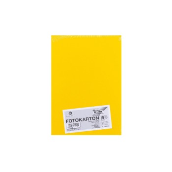 Folia Fotokarton A4 300g/m2, 50 Blatt, Farbe: Bananengelb
