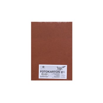 Folia Fotokarton A4 300g/m2, 50 Blatt, Farbe: Schokobraun