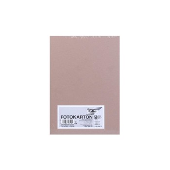 Folia Fotokarton A4 300g/m2, 50 Blatt, Farbe: Cappuccino