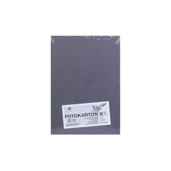 Folia Fotokarton A4 300g/m2, 50 Blatt, Farbe: Anthrazit
