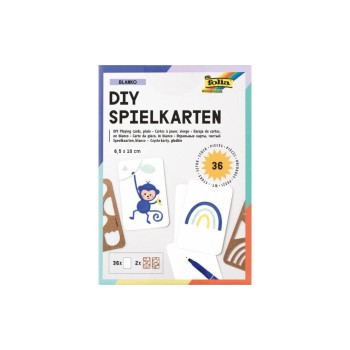 Folia Spielkarten Blanco, 6.5 x 10 cm