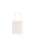 Folia Sacs en papier S Papier kraft blanc, 20 feuilles