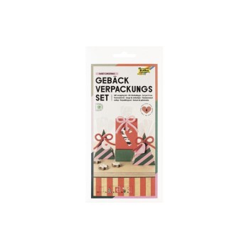 Folia Set d'emballage pour biscuits SWEET CHRISTMAS 1 Pièce/s, Multicolore Folia Set d'emballage pour biscuits SWEET CHRISTMAS 1 Pièce/s, Multicolore