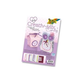 Folia Bastelset Creativ-Mix, 83-teilig, Candy Folia Bastelset Creativ-Mix, 83-teilig, Candy
