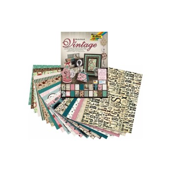 Folia Motivblock 20 Blatt, Vintage II