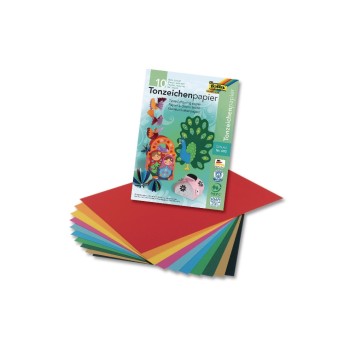 Folia Tonpapier A3, 10 Blatt, 10 Farben