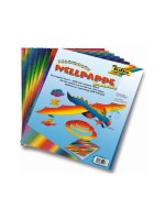 Folia Papier ondulé 3D Regenbogen Multicolore