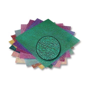 Folia Faltblätter Irisierend Kristall, 50 Blatt à 75g/m2, 14x14cm Folia Faltblätter Irisierend Kristall, 50 Blatt à 75g/m2, 14x14cm