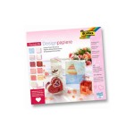 Folia Designpapier Block Romantik, 12 Blatt à 190g/m2, 30.5x30.5cm