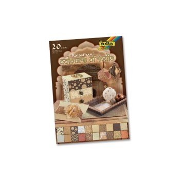Folia Motivblock India Rajasthan, 20 Blatt, 21x29.7cm