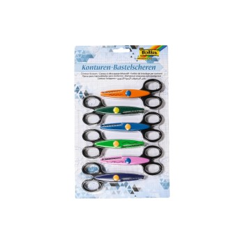 Folia Ciseaux Jeu de contours 6 pièces