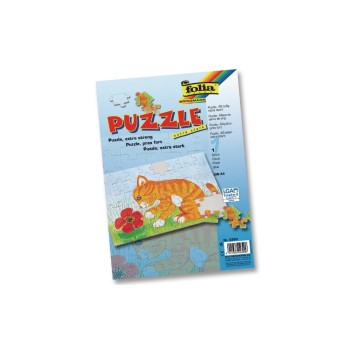 Folia Papp Puzzle A4, 48-teilig