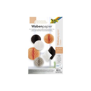 Folia Wabenpapier 20 x 33 cm, 4 Blatt
