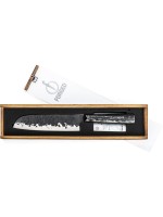 Forged Couteau de cuisine Forged Brute couteau Santoku 18 cm Noir