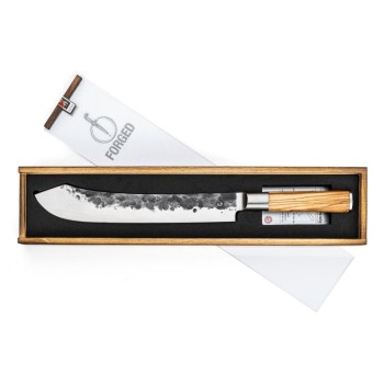 Forged Couteau de cuisine Olive Couteaux de boucher Beige Forged Couteau de cuisine Olive Couteaux de boucher Beige