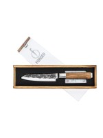 Forged Couteau de cuisine Olive Couteau Santoku Beige
