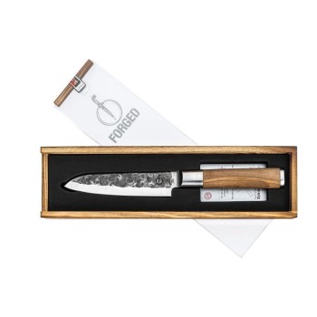 Forged Couteau de cuisine Olive Couteau Santoku Beige Forged Couteau de cuisine Olive Couteau Santoku Beige