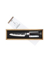 Forged Couteau de cuisine Sebra couteau Santoku 14 cm Jaune