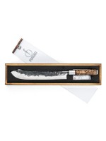 Forged Couteau de cuisine VG10 Couteau de boucher Jaune