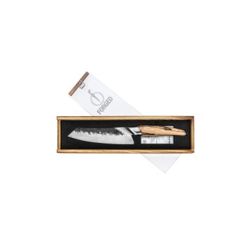 Forged Couteau de cuisine Katai couteau Santoku 18 cm Jaune Forged Couteau de cuisine Katai couteau Santoku 18 cm Jaune