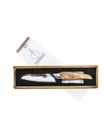 Forged Couteau de cuisine Katai couteau Santoku 14 cm Jaune